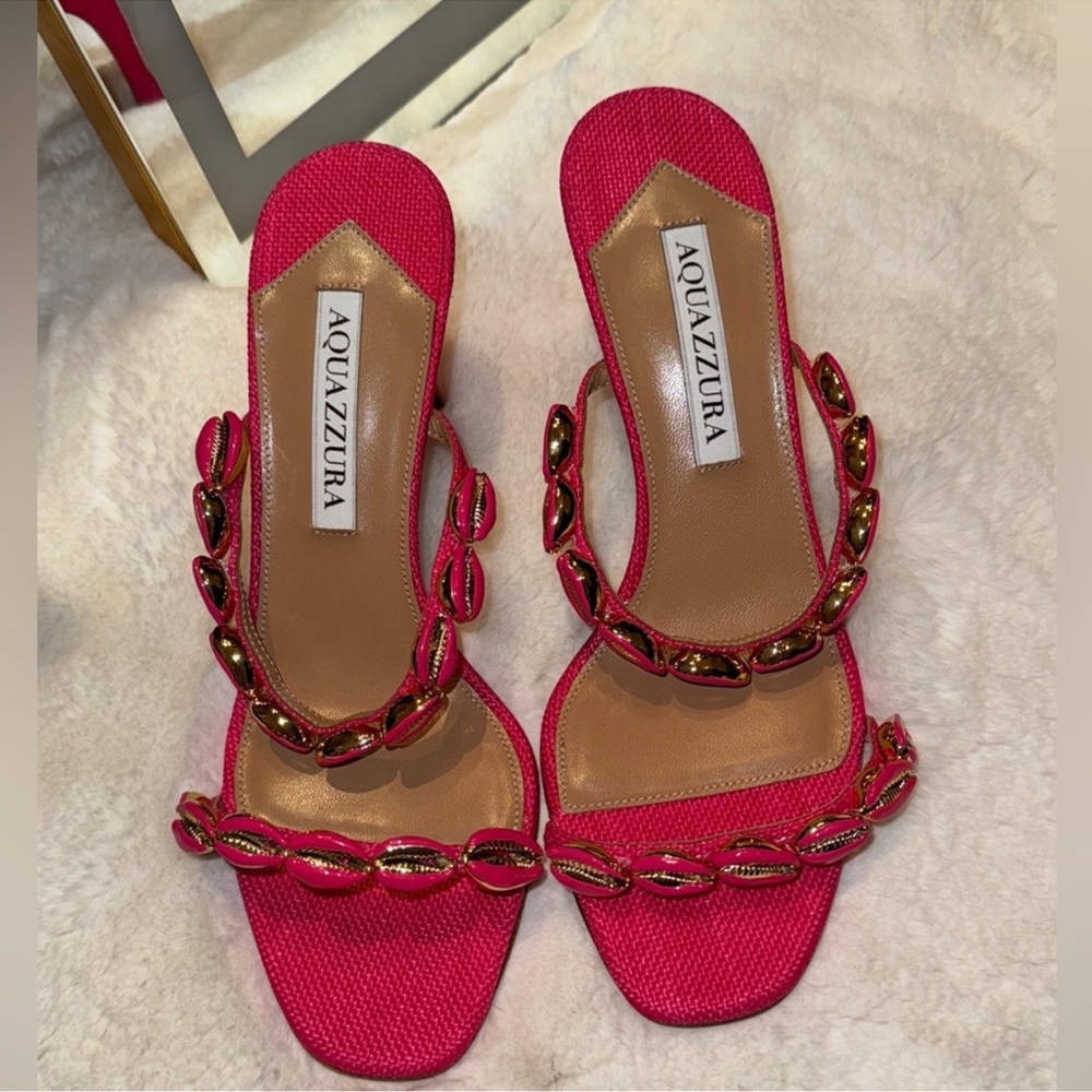 NEW Aquazzura Pink Women's Sandals